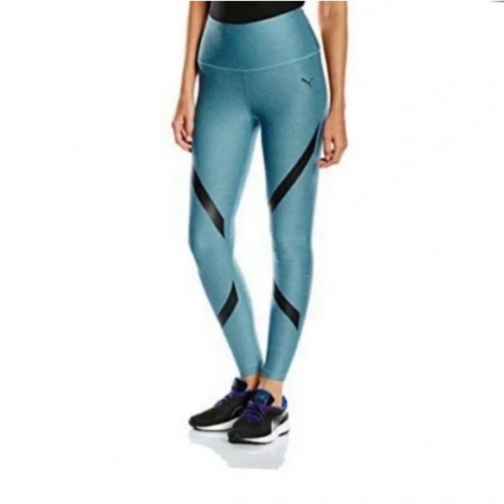 PUMA Power Shape Graphic Tights Leggings Size M